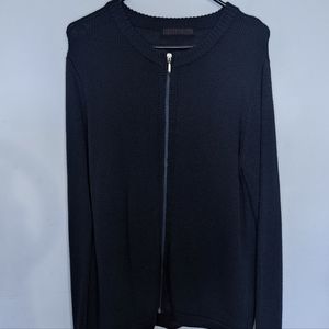 Sense of Place Japanese Zip Up Knitted Sweater